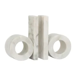 URBAN NATURE CULTURE Orlin boekensteun 2-pack, Marmer< Decoratieve Accessoires