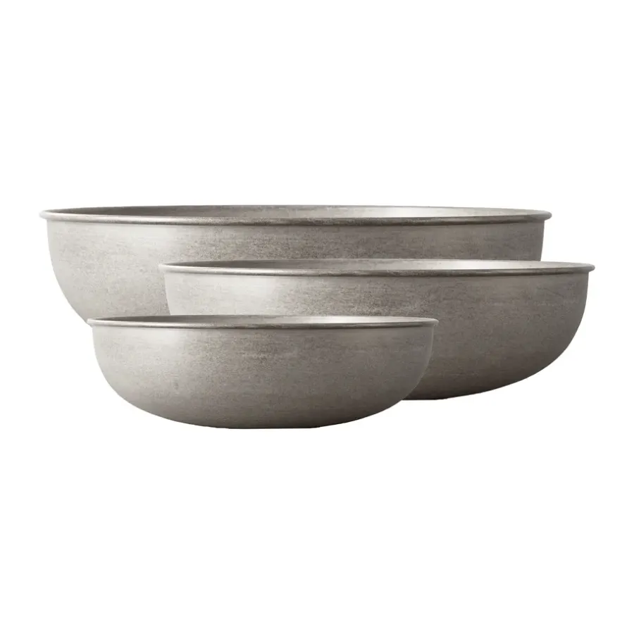 DBKD Out bowl 3-delig, Beige< Bloempotten