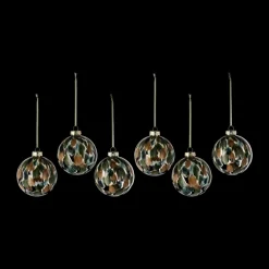 Scandi Living Overcast kerstbal Ø8 cm 6-pack, Groen< Kerstdecoraties