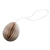 DBKD Ovoid paashanger papier 7 cm, Sand< Paasdecoratie