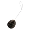 DBKD Ovoid paashanger papier small 4 cm, Brown< Paasdecoratie
