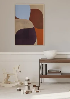 Paper Collective Painted Shapes 02 poster, 50x70 cm< Posters