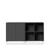 Montana Pair sideboard, anthracite 04, witgelakte poten< Ladekasten & Dressoirs