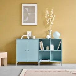 Montana Pair sideboard, fennel 144, verchroomde poten< Ladekasten & Dressoirs