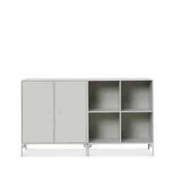 Montana Pair sideboard, nordic 09, verchroomde poten< Ladekasten & Dressoirs