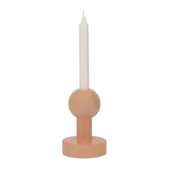 URBAN NATURE CULTURE Pallo A kandelaar 14,6 cm, Pink sand< Kaarsenhouders & Kaarsenborden
