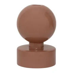 URBAN NATURE CULTURE Pallo B kandelaar 13 cm, Cameo brown< Kaarsenhouders & Kaarsenborden