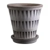 Bergs Potter Pantheon raw bloempot, Grey, Ø21 cm< Bloempotten