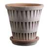Bergs Potter Pantheon raw bloempot, Rosa, Ø18 cm< Bloempotten