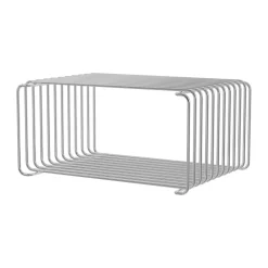 Montana Panton Wire Half Height plank 34,8x17,2x25,7 cm, Chrome< Planken & Planksystemen