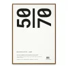 Paper Collective lijst plexiglas-donker eikenhout, 50x70 cm< Lijsten & Kaders