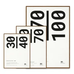 Paper Collective lijst plexiglas-donker eikenhout, 30x40 cm< Lijsten & Kaders