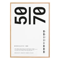 Paper Collective lijst plexiglas-eikenhout, 50x70 cm< Lijsten & Kaders
