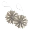 Cooee Design Paper Flowers kersthanger, Natural< Kerstdecoraties