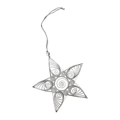 DBKD Paper star kersthanger 13 cm, Mole< Kerstdecoraties