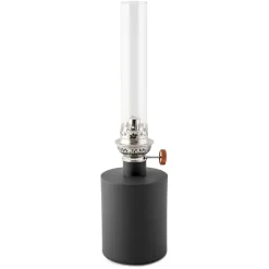 KLONG Patina olielamp - klein, grijs< Olie- & Petroleumlampen
