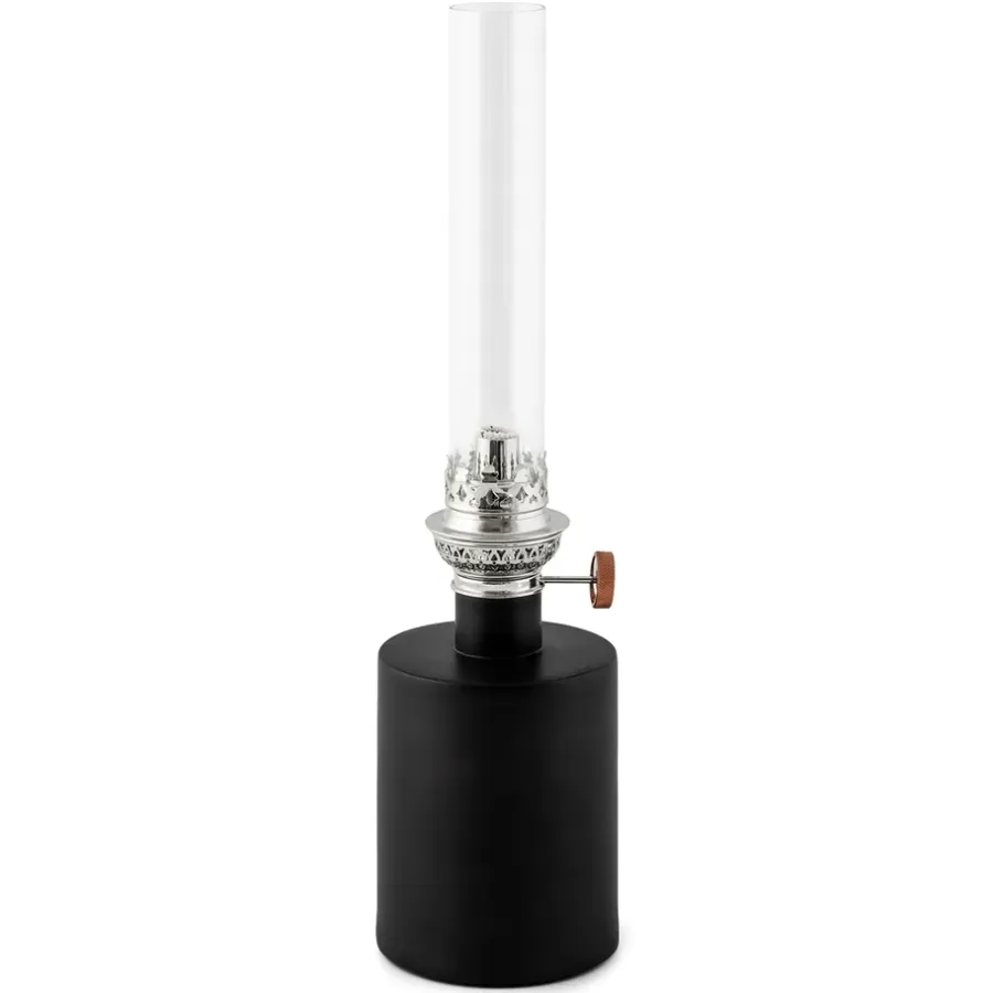 KLONG Patina olielamp - klein, zwart< Olie- & Petroleumlampen