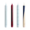 HAY Pattern kaarsen mix 4-pack, Blues-bordeaux< Kaarsen