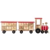 Bloomingville Paulownia kerstkalender trein, Multi< Kerstdecoraties