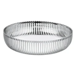 Alessi PCH02 mand Ø20 cm, Roestvrij staal< Opbergmanden