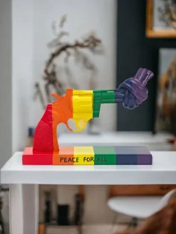 Non Violence Peace for All dekoration 19 cm, Multi< Decoratieve Accessoires