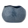 Bloomingville Pennie pot 16,5x11x13 cm, Blue< Bloempotten