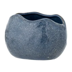 Bloomingville Pennie pot 16,5x11x13 cm, Blue< Bloempotten