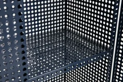 HAY Perforated Cabinet kast large, Steel blue< Kasten & Vitrines