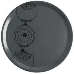 Almedahls Picknick Elements dienblad ui Ø38, Donkergrijs< Decoratieve Accessoires|Decoratieve Dienbladen