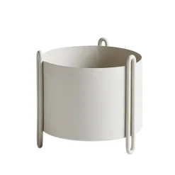 Woud Pidestall bloempot klein Ø15 cm, grijs< Bloempotten