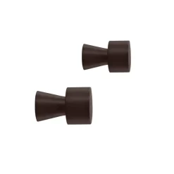 OYOY Pin haak 2-pack, Bruin< Haken & Hangers