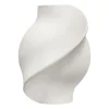 Louise Roe Pirout vaas 01 22 cm, Raw White< Vazen