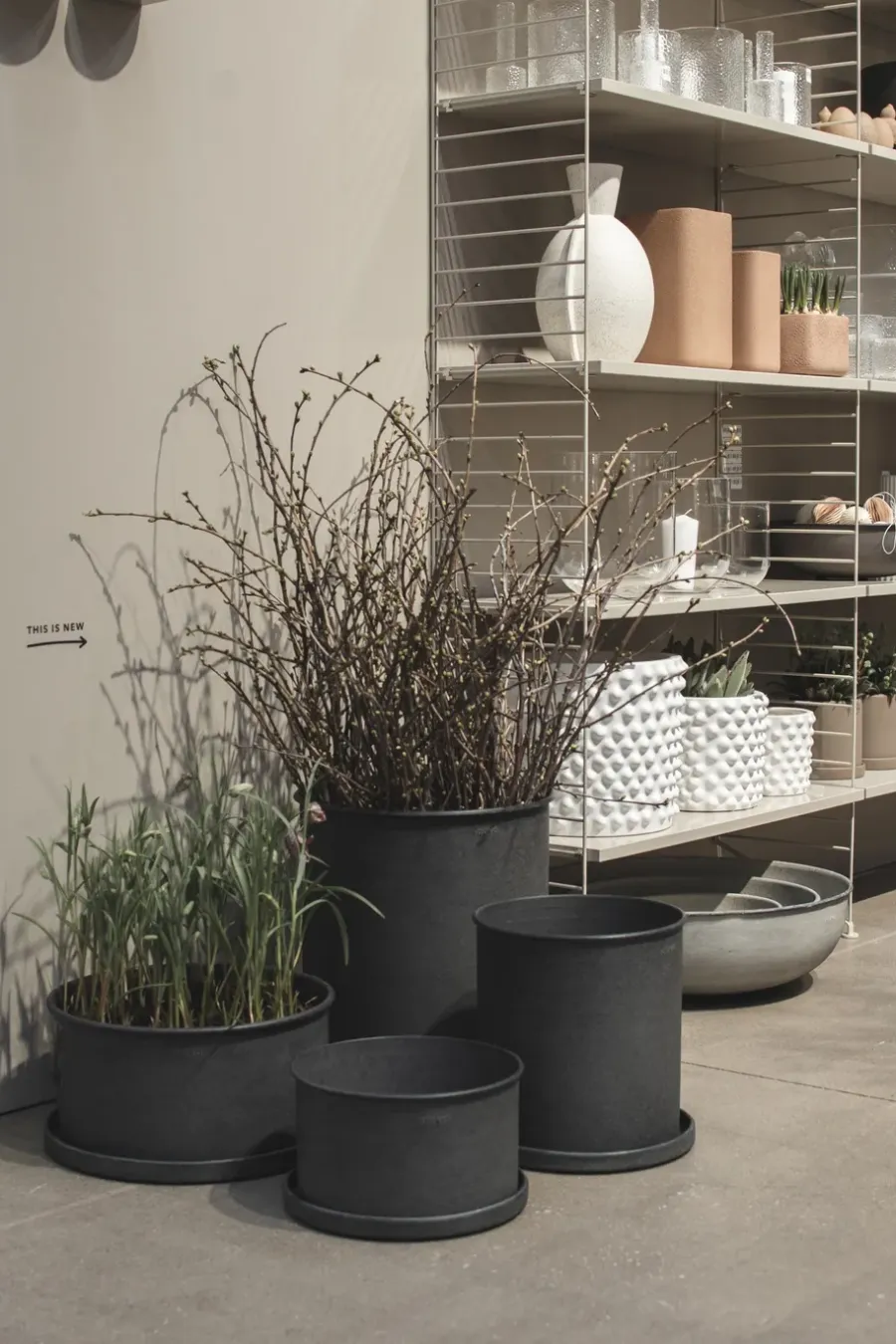 DBKD Plant bowl bloempot 2-pack, Black< Bloempotten