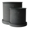 DBKD Plant pot pot klein 2-pack, Black< Bloempotten