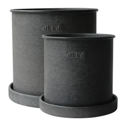 DBKD Plant pot pot klein 2-pack, Black< Bloempotten