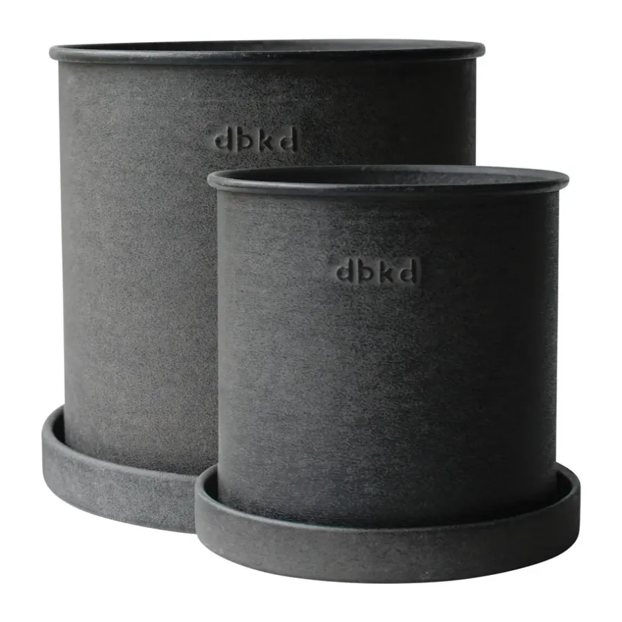 DBKD Plant pot pot klein 2-pack, Black< Bloempotten