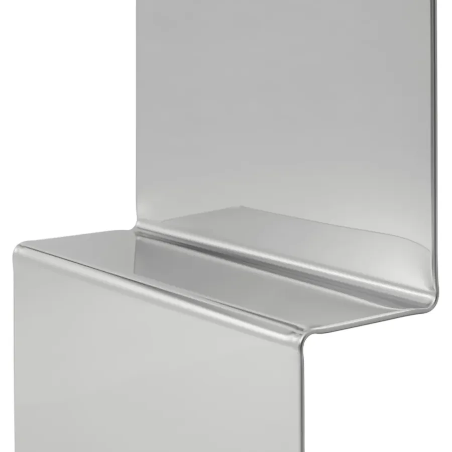 Muuto Pleat wandspiegel, Polerat stål, 227x57 cm< Wandspiegels