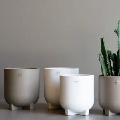 DBKD Plus pot Ø16 cm, White< Bloempotten