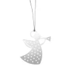 Pluto Design Pluto hanger metaal, trompet-engel - zilverkleurig< Kerstdecoraties