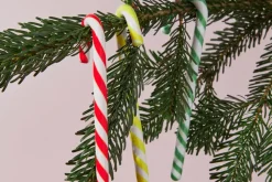 Kosta Boda Polka 170 mm, Wit-rood< Kerstdecoraties