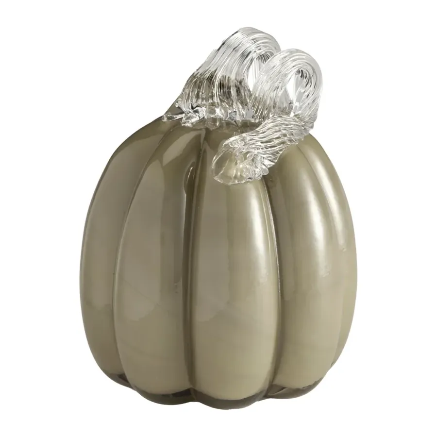 Cooee Design Pompoen decoratie 14 cm, Khaki< Decoratieve Accessoires