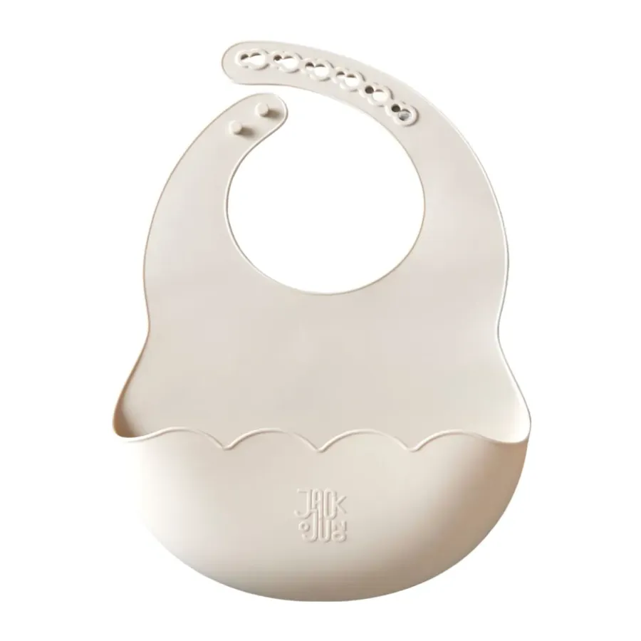 Jack o Juno Poppy slabbetje, Cream< Kinderkamer Interieuraccessoires|Kinderkamer Interieuraccessoires