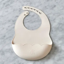 Jack o Juno Poppy slabbetje, Cream< Kinderkamer Interieuraccessoires|Kinderkamer Interieuraccessoires