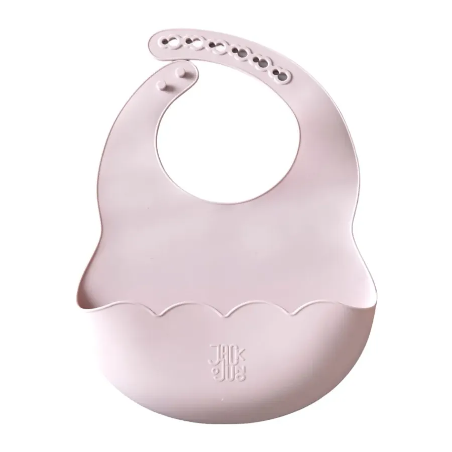 Jack o Juno Poppy slabbetje, Light pink< Kinderkamer Interieuraccessoires|Kinderkamer Interieuraccessoires