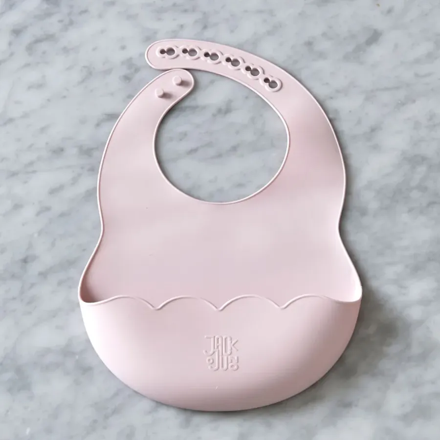 Jack o Juno Poppy slabbetje, Light pink< Kinderkamer Interieuraccessoires|Kinderkamer Interieuraccessoires