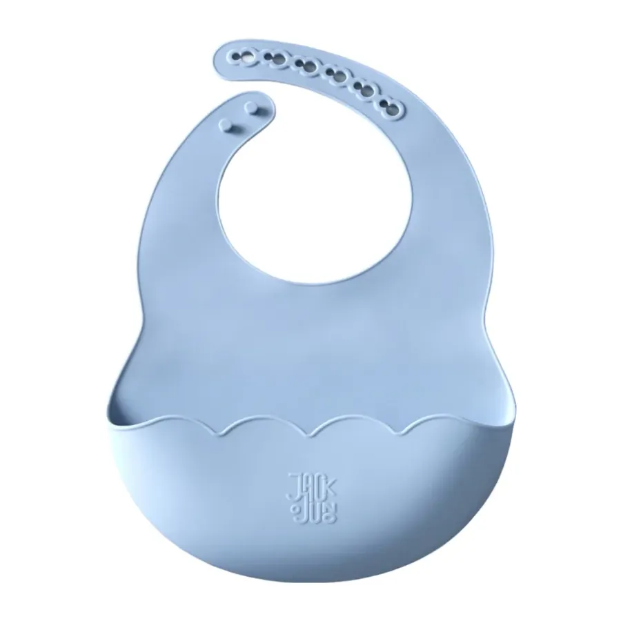 Jack o Juno Poppy slabbetje, Pale blue< Kinderkamer Interieuraccessoires|Kinderkamer Interieuraccessoires