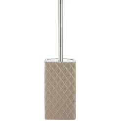 Lene Bjerre Portia toiletborstel, Bruin-zilver< Toiletborstels