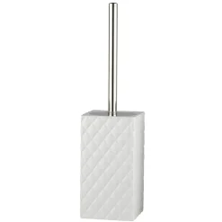 Lene Bjerre Portia toiletborstel, Wit-zilver< Toiletborstels