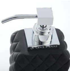 Lene Bjerre Portia zeepdispenser, Zwart-zilver< Zeepdispensers & Zeepschaaltjes
