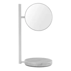 Normann Copenhagen Pose dubbelzijdige tafelspiegel 21x39 cm, Wit< Tafelspiegels
